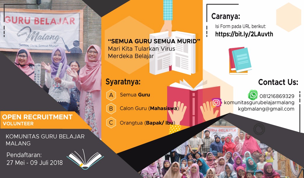 OPREK RELAWAN KOMUNITAS GURU BELAJAR MALANG