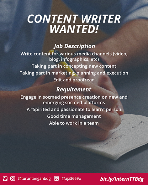 Galeri aktivitas Internship Turun Tangan Bandung 1.0 ke-5