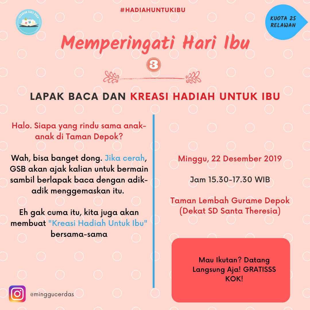 Galeri aktivitas Hadiah Untuk Ibu - Memperingati Hari Ibu ke-4