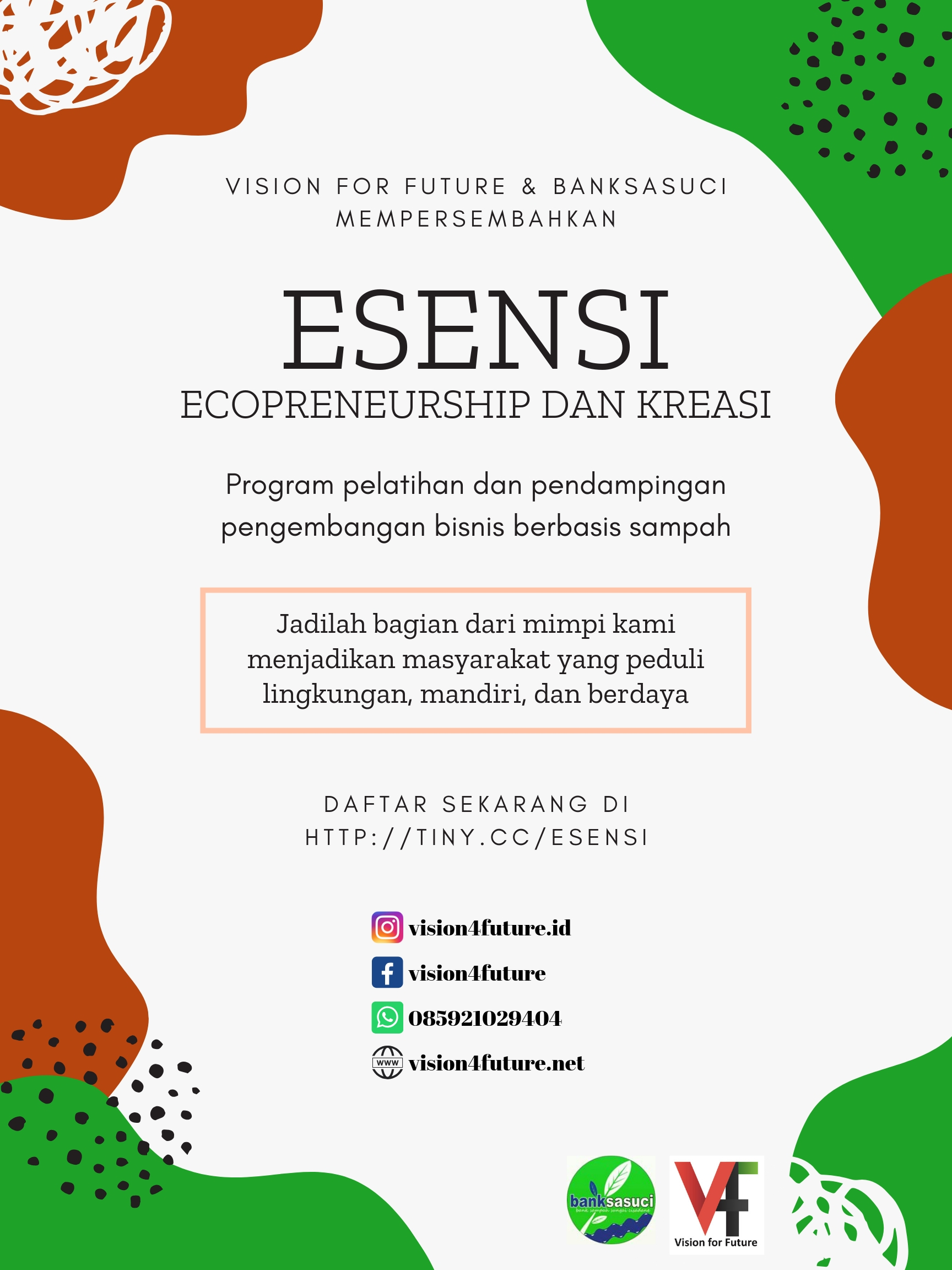 ESENSI (Pelatihan Bisnis Berbasis Sampah)