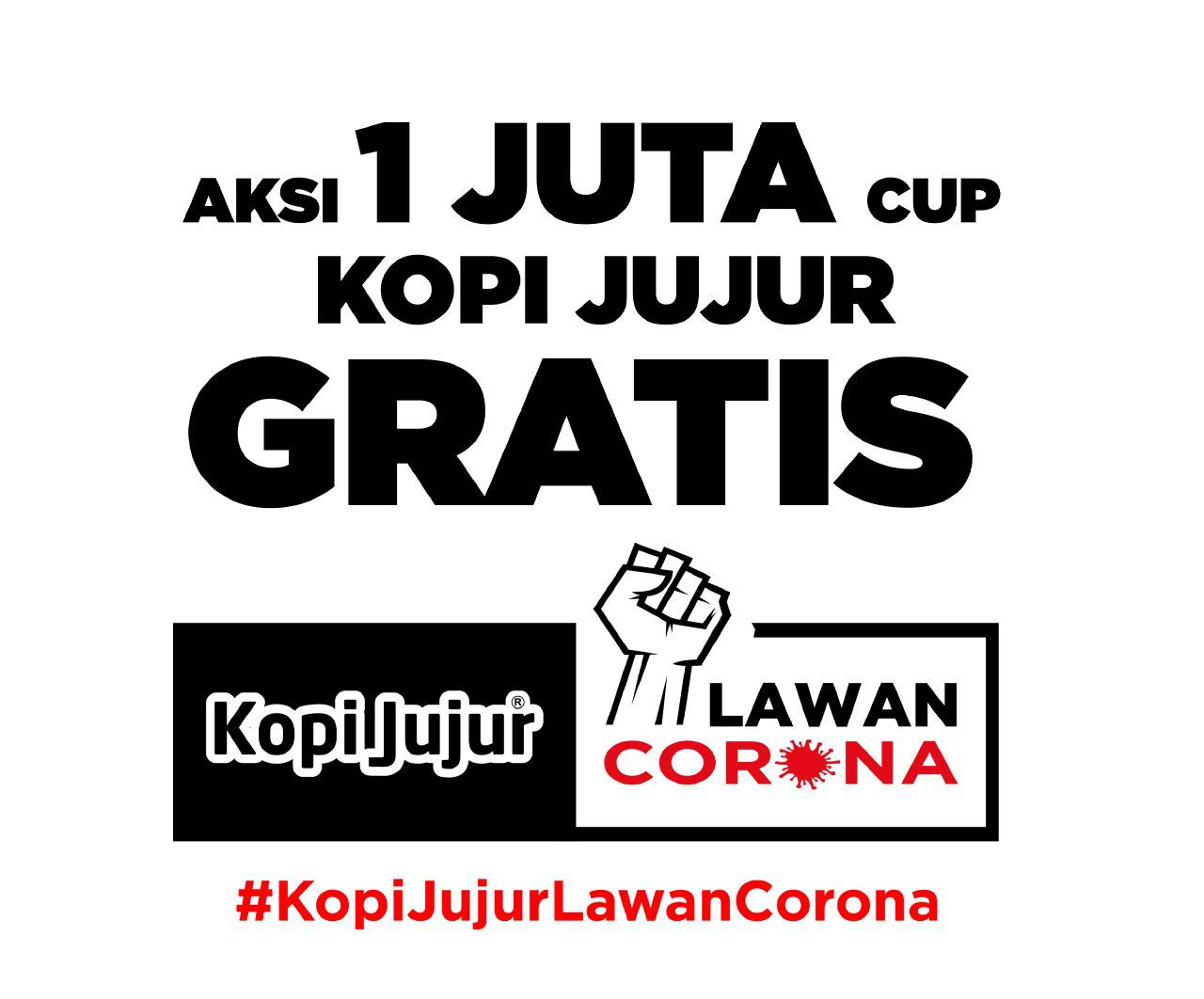 Aksi 1 Juta Cup Kopi Jujur Gratis