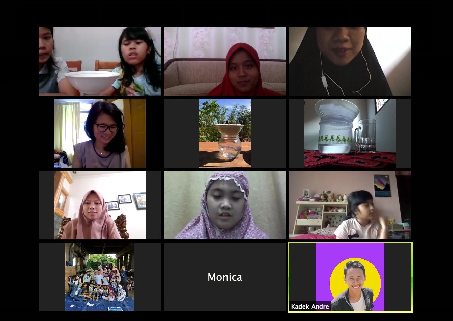 Galeri aktivitas Teman Kreatif Virtual ke-3