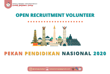 Call For Volunteers Pekan Pendidikan Nasional 2020