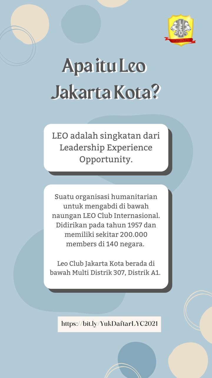 Galeri aktivitas Leo Jakarta Kota - Member Recruitment ke-6