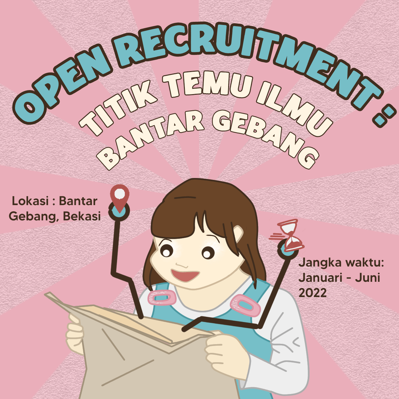 RELAWAN PENGAJAR TITIK TEMU ILMU BANTAR GEBANG