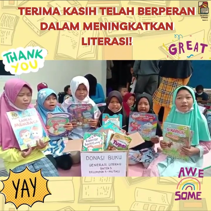 Galeri aktivitas Generasi Literasi Batch #4 ke-11