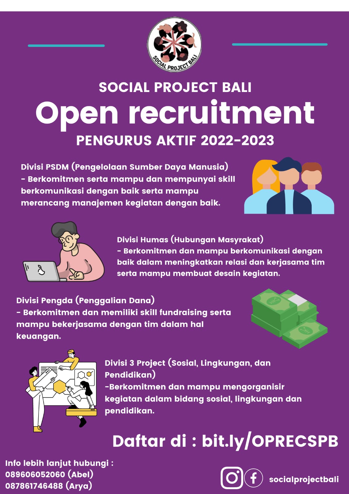 Galeri aktivitas Open Recruitment Social Project Bali ke-2