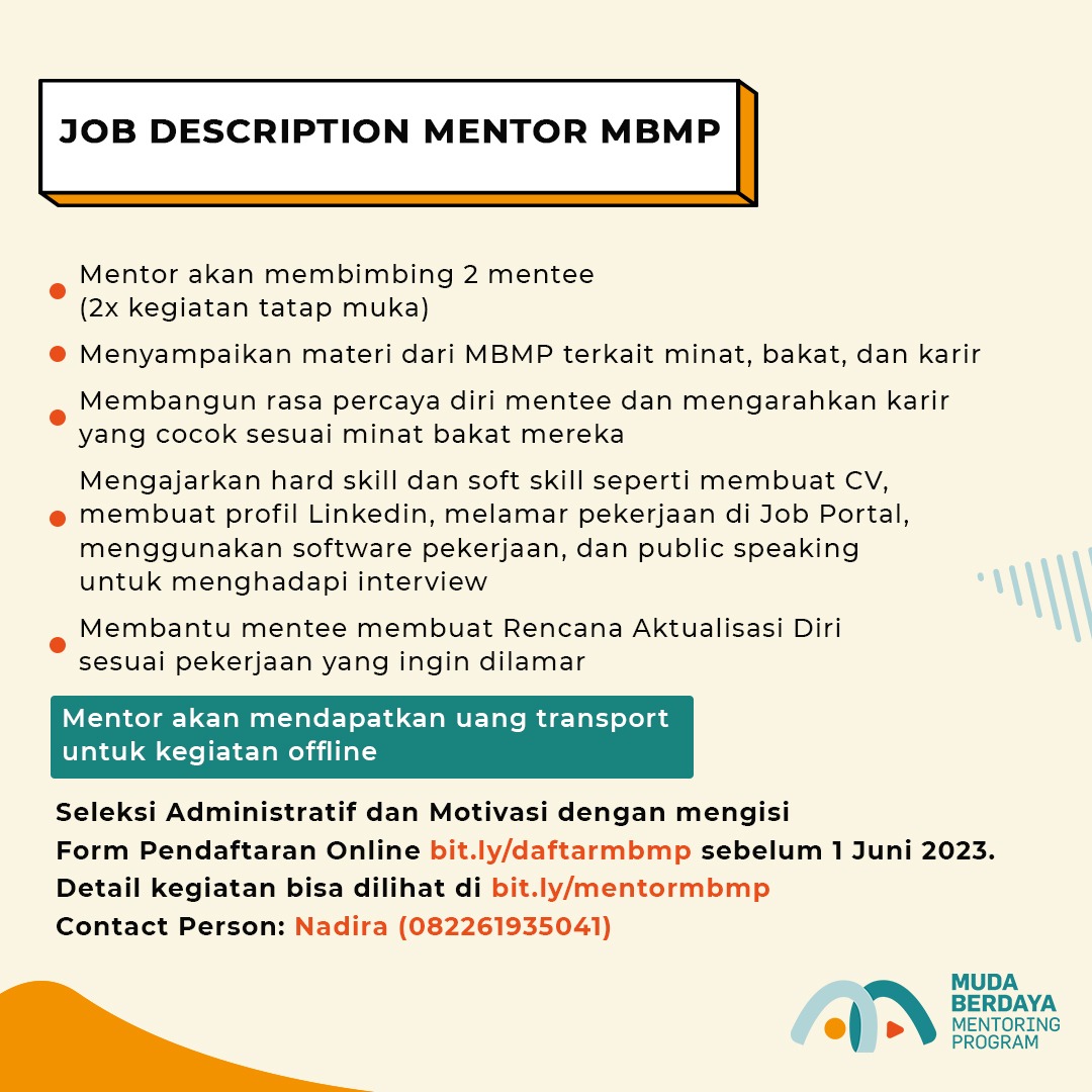 Galeri aktivitas Mentor untuk Remaja Panti (MBMP) ke-3