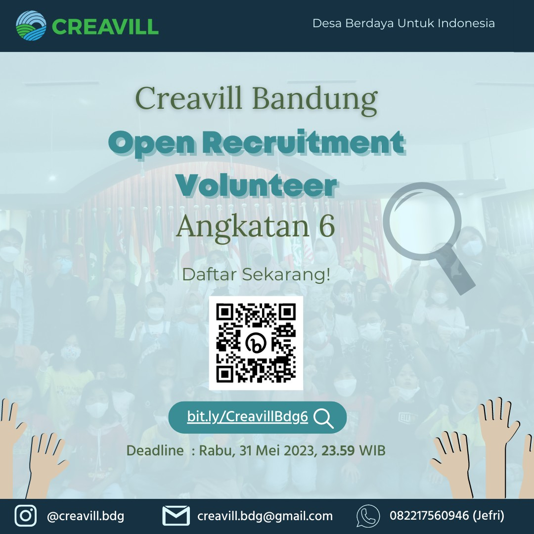 Open Recruitment Creavill Bandung Angkatan 6