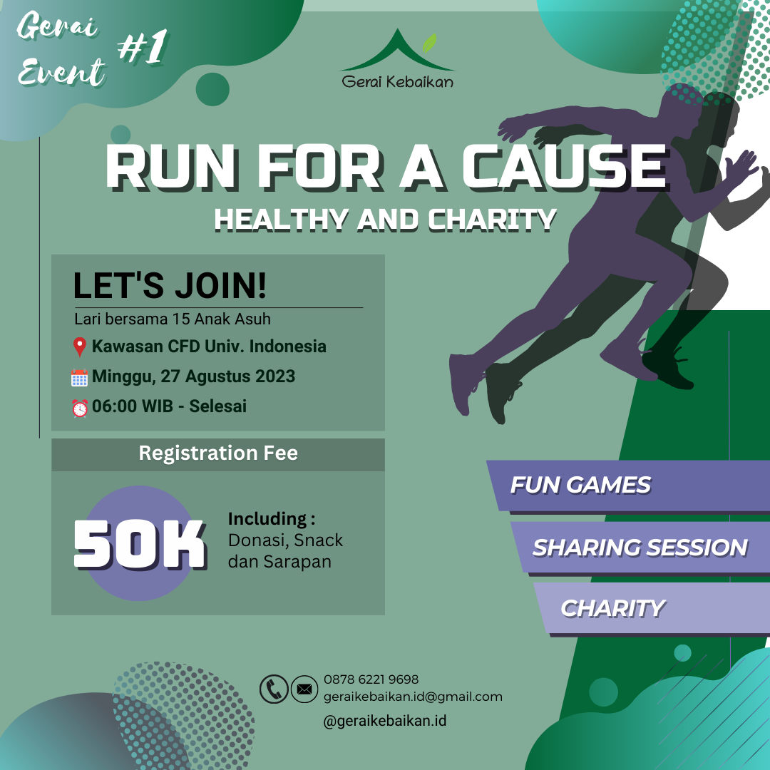 Run For A Cause : Healthy & Charity