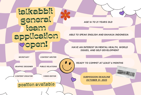 Open Recruitment Volunteer talkabbit