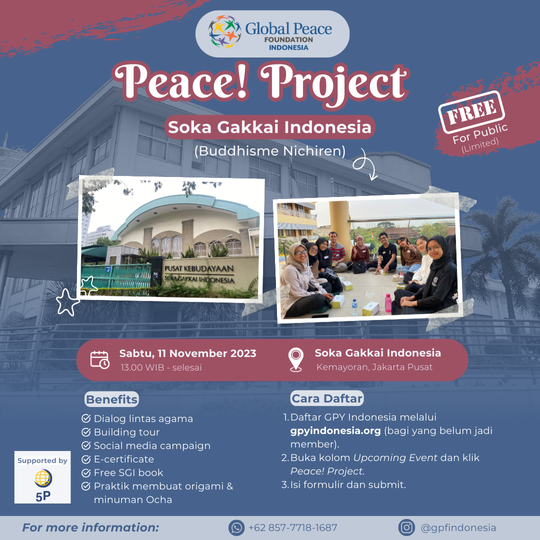 Peace! Project Soka Gakkai ID - Budhisme Nichiren