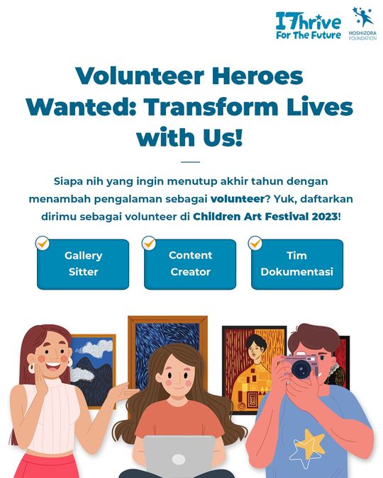 Galeri aktivitas Volunteer Children Art Festival 2023  ke-2