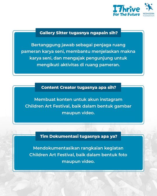 Galeri aktivitas Volunteer Children Art Festival 2023  ke-4