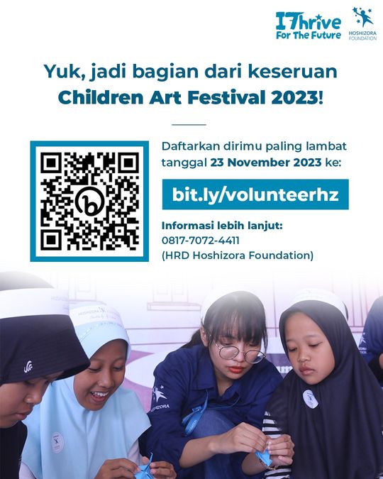 Galeri aktivitas Volunteer Children Art Festival 2023  ke-8