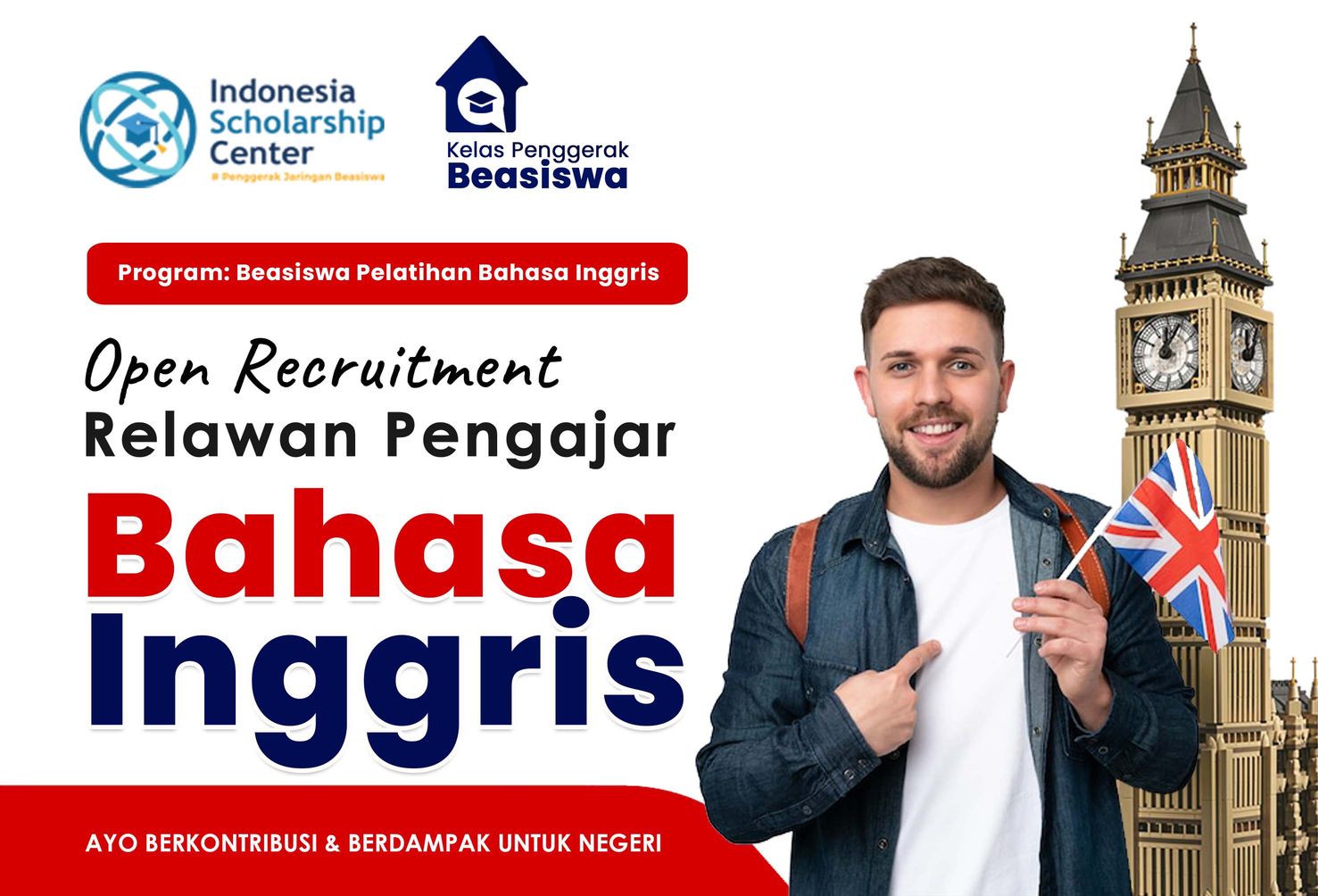 RELAWAN PENGAJAR BAHASA INGGRIS UNTUK NEGERI