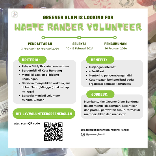 Volunteer Beauty Waste Rangers Bandung