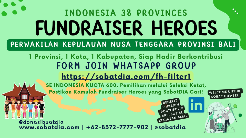 SobatDIA FUNDRAISER Heroes PROVINSI BALI