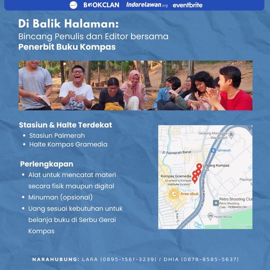 Galeri aktivitas Bincang Penulis & Editor Penerbit Buku Kompas ke-3