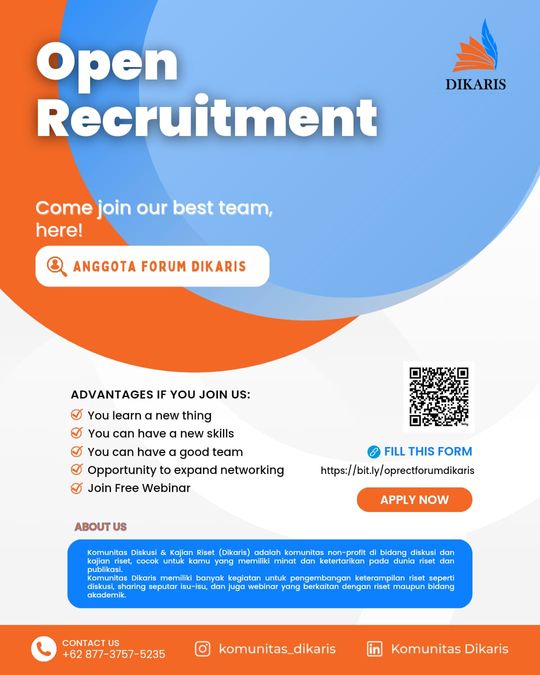 Galeri aktivitas Open Recruitment Komunitas Dikaris ke-2