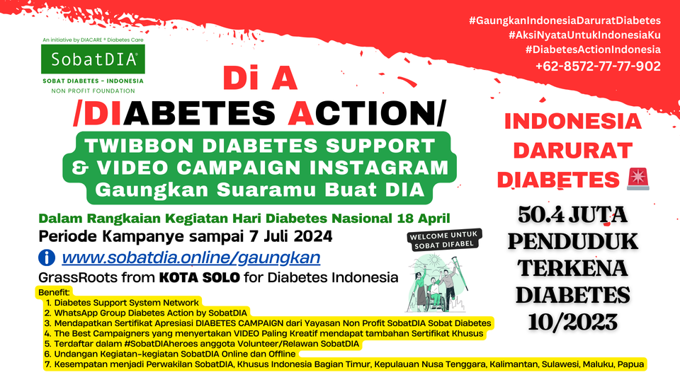 GAUNGKAN INDONESIA DARURAT DIABETES CAMPAIGN