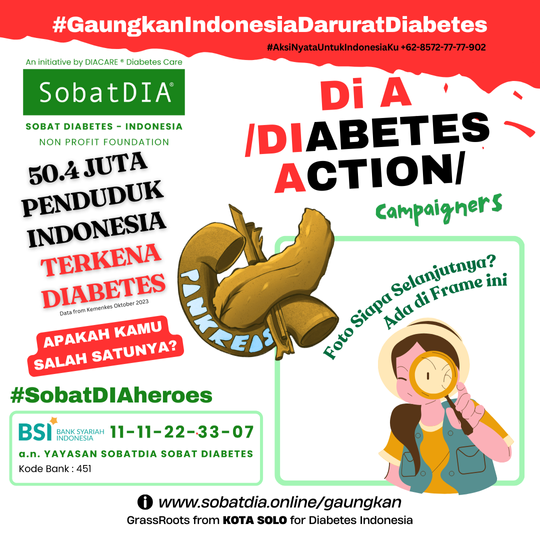 Galeri aktivitas GAUNGKAN INDONESIA DARURAT DIABETES CAMPAIGN ke-3