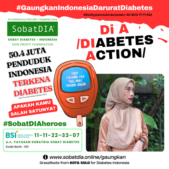 Galeri aktivitas GAUNGKAN INDONESIA DARURAT DIABETES CAMPAIGN ke-4