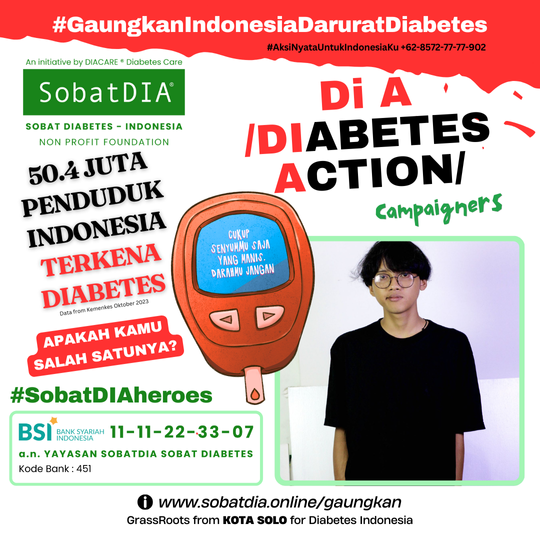 Galeri aktivitas GAUNGKAN INDONESIA DARURAT DIABETES CAMPAIGN ke-6