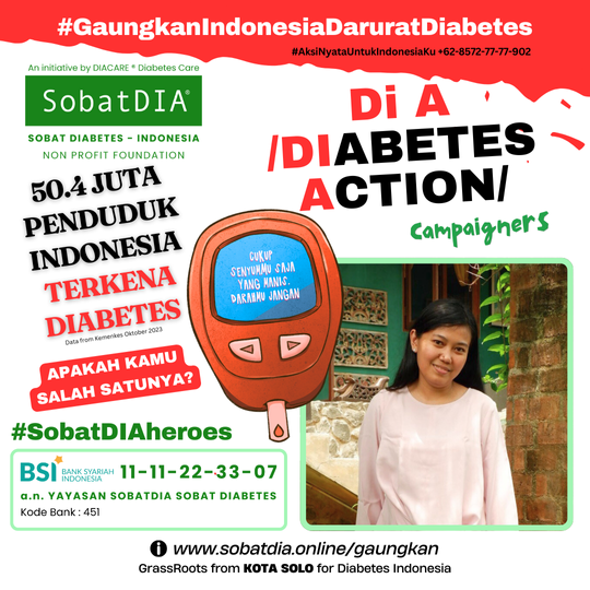Galeri aktivitas GAUNGKAN INDONESIA DARURAT DIABETES CAMPAIGN ke-7