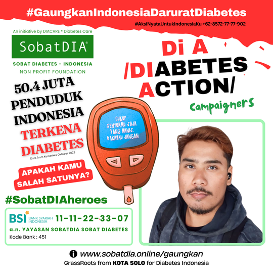 Galeri aktivitas GAUNGKAN INDONESIA DARURAT DIABETES CAMPAIGN ke-8
