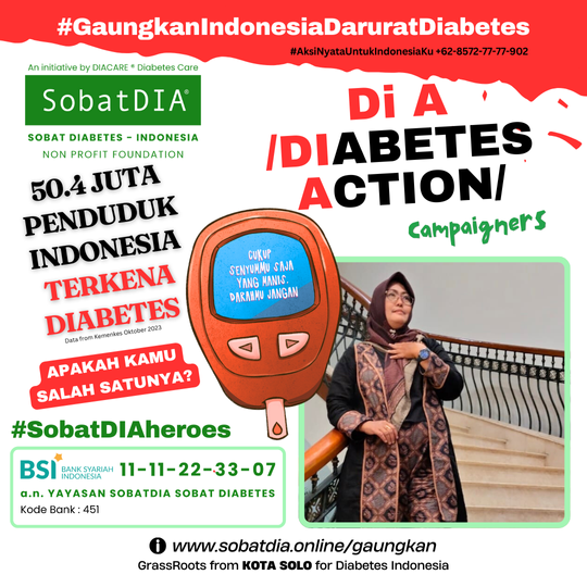 Galeri aktivitas GAUNGKAN INDONESIA DARURAT DIABETES CAMPAIGN ke-9