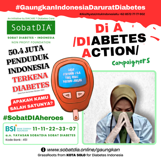 Galeri aktivitas GAUNGKAN INDONESIA DARURAT DIABETES CAMPAIGN ke-10