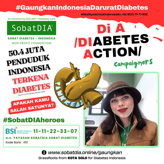 Galeri aktivitas GAUNGKAN INDONESIA DARURAT DIABETES CAMPAIGN ke-13