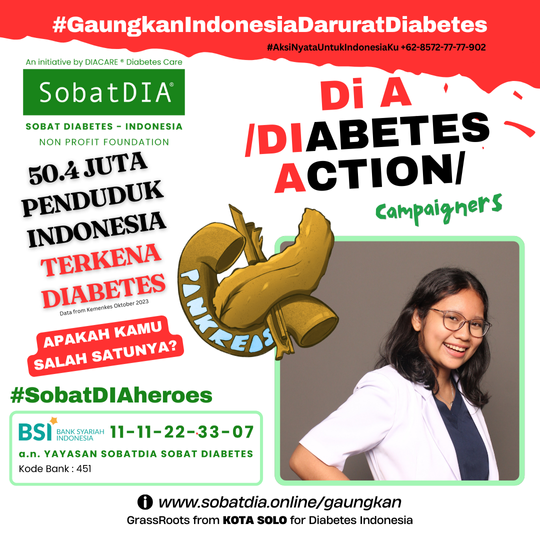 Galeri aktivitas GAUNGKAN INDONESIA DARURAT DIABETES CAMPAIGN ke-14