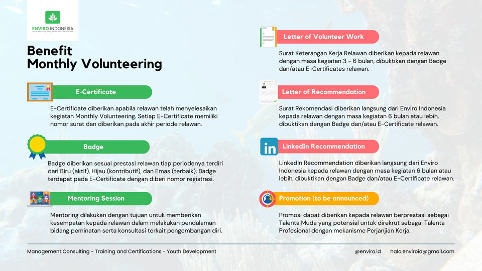 Galeri aktivitas Monthly Volunteering ke-8