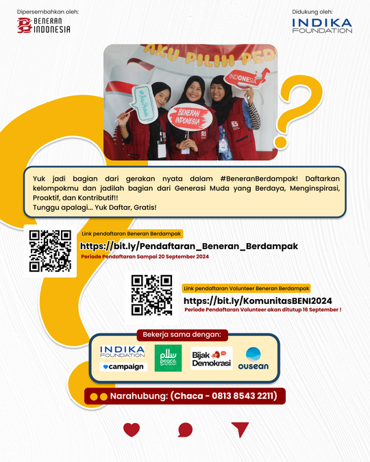 Galeri aktivitas Beneran Berdampak ke-5