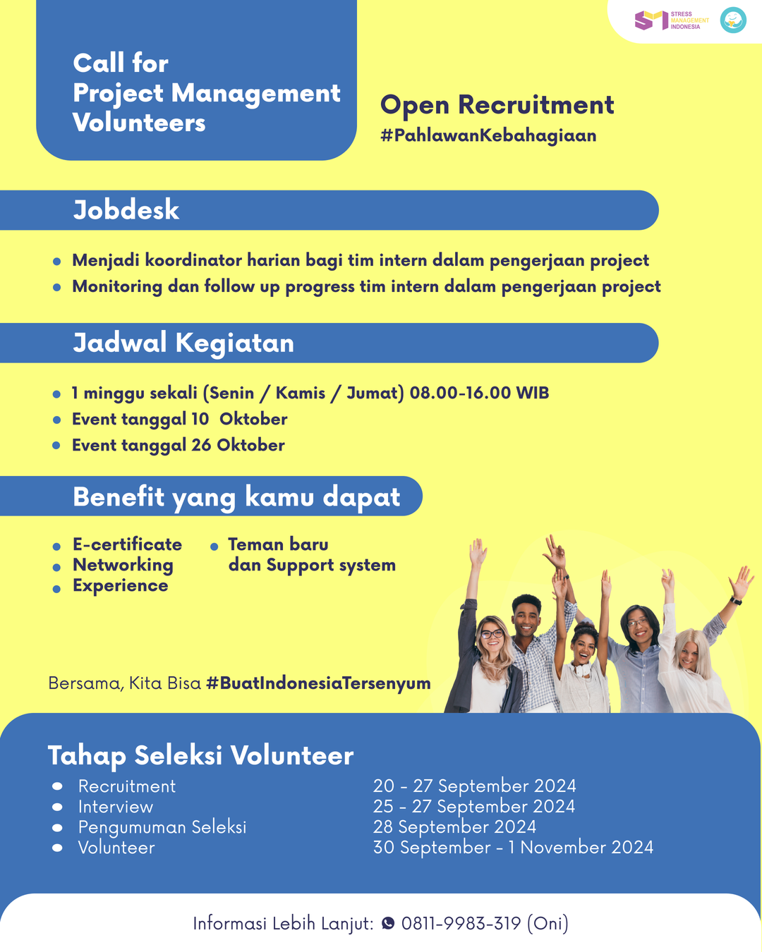 Volunteer #PahlawanKebahagiaan Batch 10