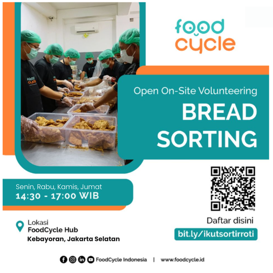 Relawan Sortir Roti (selalu dibuka)