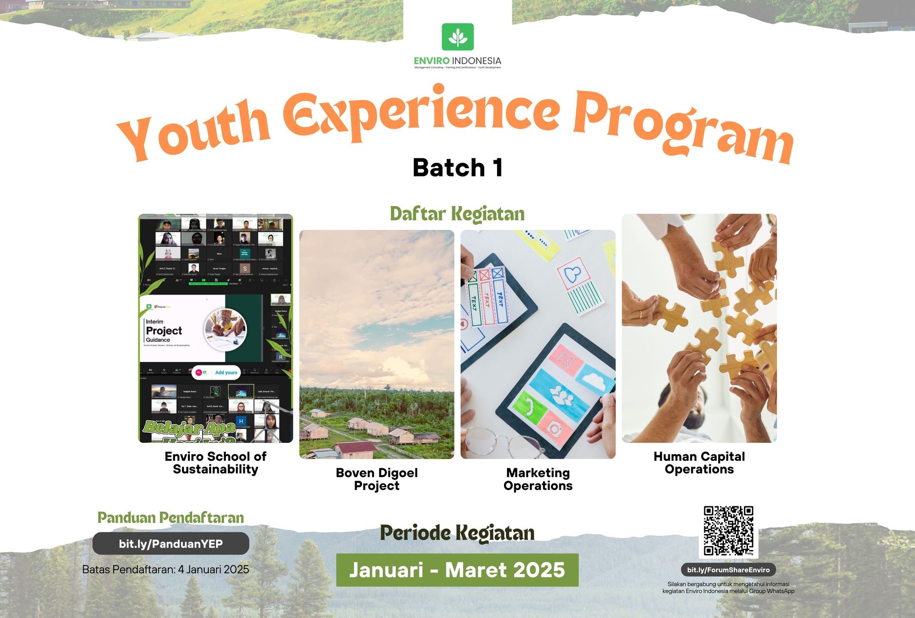 Youth Experience Program Batch 1