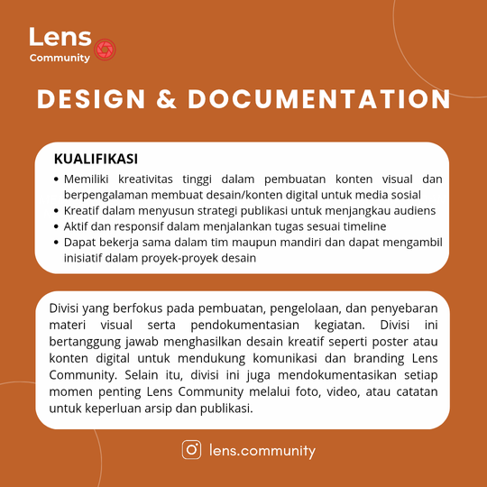 Galeri aktivitas EXTENDED OPREC VOLUNTEER LENS COMMUNITY 2025 ke-5
