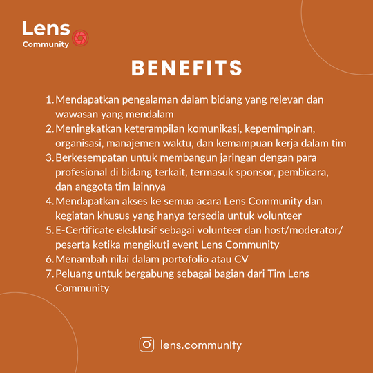 Galeri aktivitas EXTENDED OPREC VOLUNTEER LENS COMMUNITY 2025 ke-7