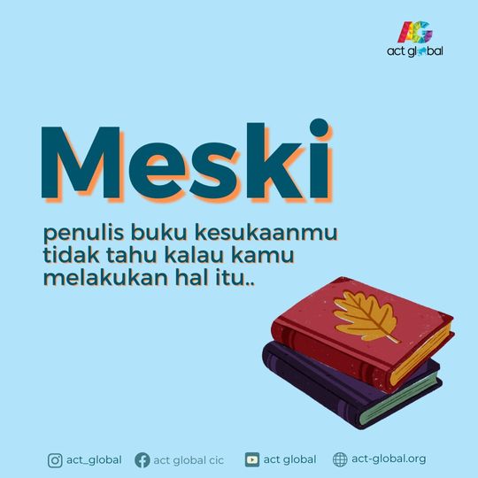 Galeri aktivitas Join Act Global Lit Circle (Klub Buku Online) ke-3