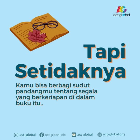 Galeri aktivitas Join Act Global Lit Circle (Klub Buku Online) ke-4