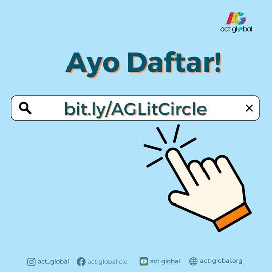 Galeri aktivitas Join Act Global Lit Circle (Klub Buku Online) ke-6