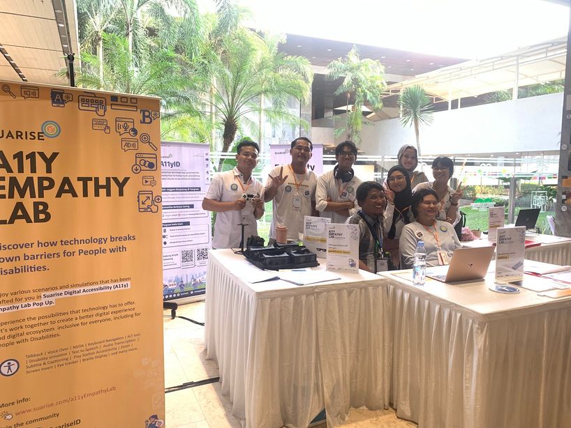 Galeri aktivitas Dicar: Relawan Global Accessibility Awareness Day  ke-4