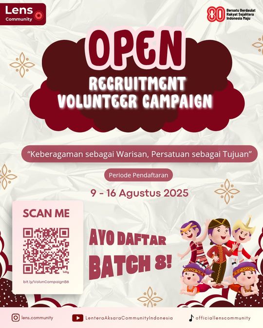 OPREC VOLUNTEER CAMPAIGN LENS COMMUNITY  BACTH 8