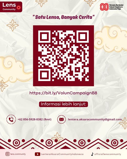 Galeri aktivitas OPREC VOLUNTEER CAMPAIGN LENS COMMUNITY  BACTH 8 ke-5