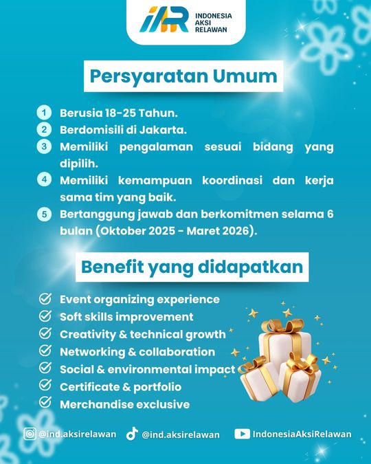 Galeri aktivitas OPREC VOLUNTEER EVENT ORGANIZER ke-4