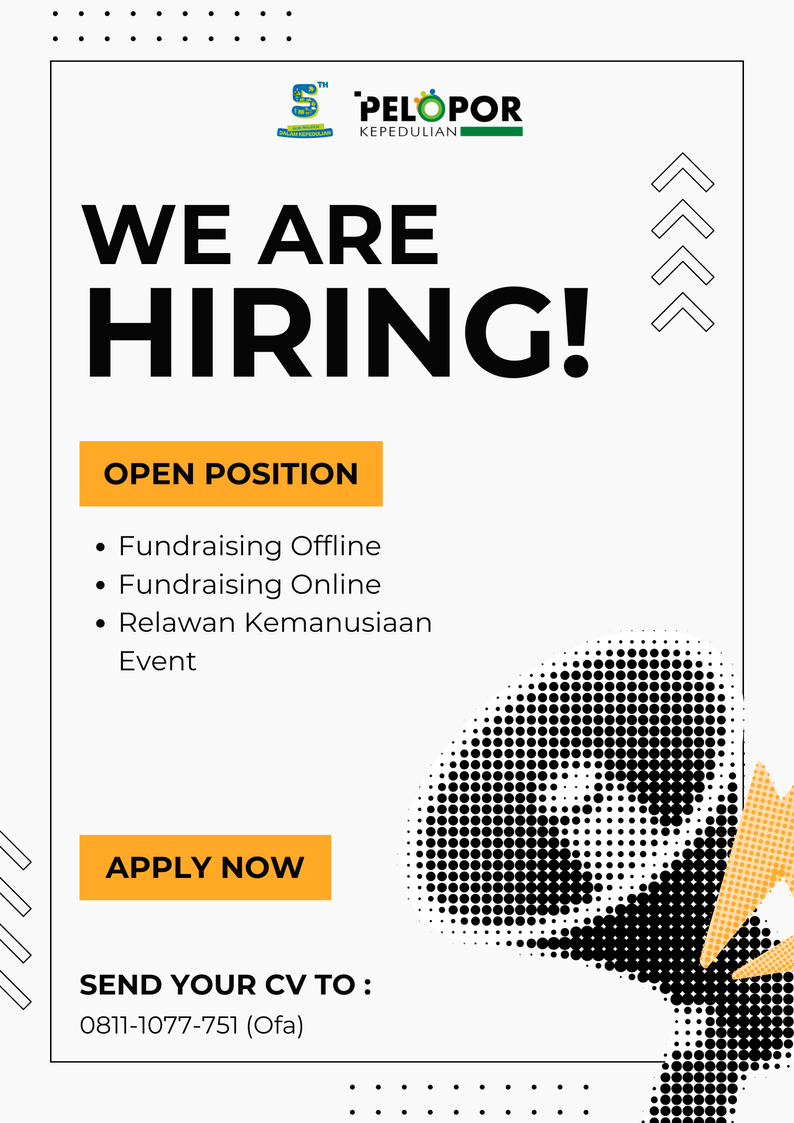 Galeri aktivitas WE ARE HIRING ke-2