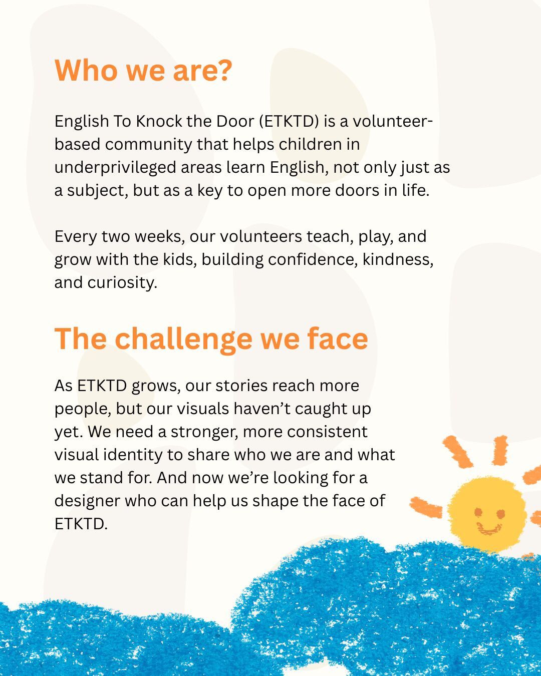 Galeri aktivitas We’re looking for a Volunteer Designer!  ke-2